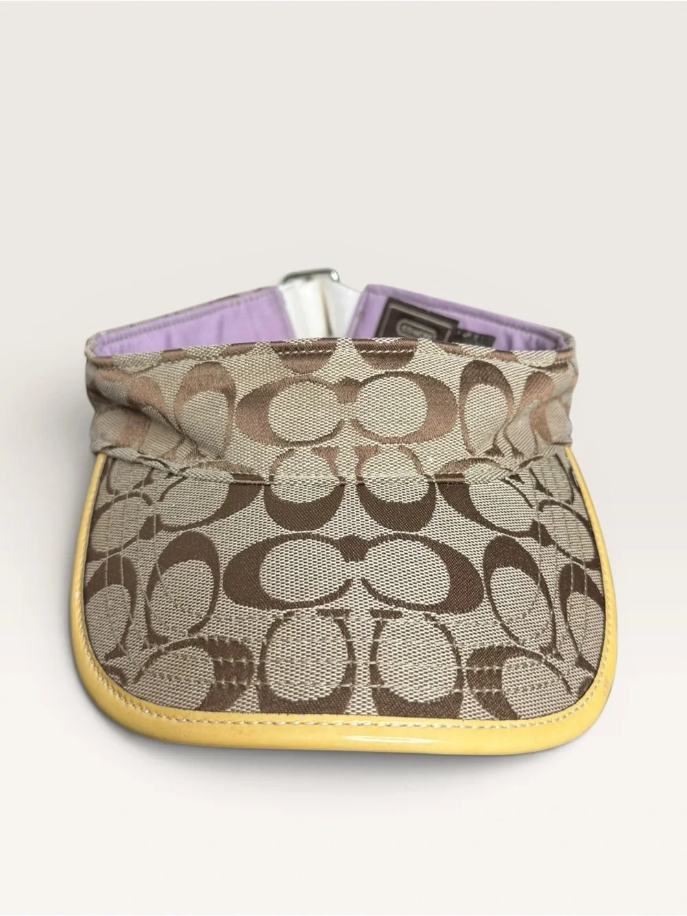 Coach Signature Monogram Visor - Picture 2 of 7